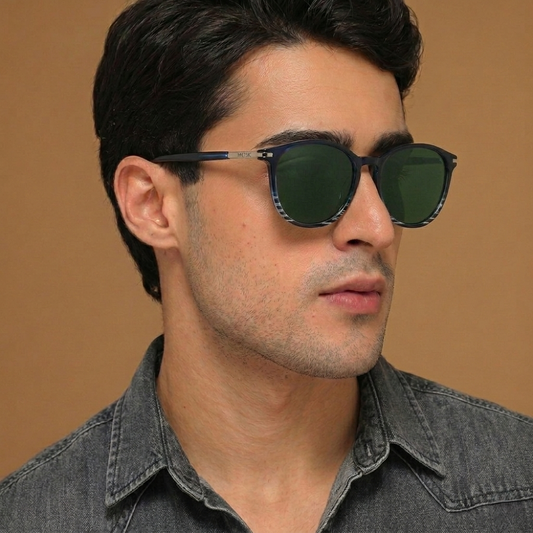 Aura Polarized // Striped Blue